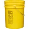 5 Gallon Yellow Plastic Pail (90 Mil), W/Metal Handle (P7 Series) -Pagagoo Shop 57wny5 1