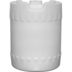 5 Gallon Round Natural HDPE Plastic Tight Head Pail And Cap, 70mm -Pagagoo Shop 57wthn 3 1