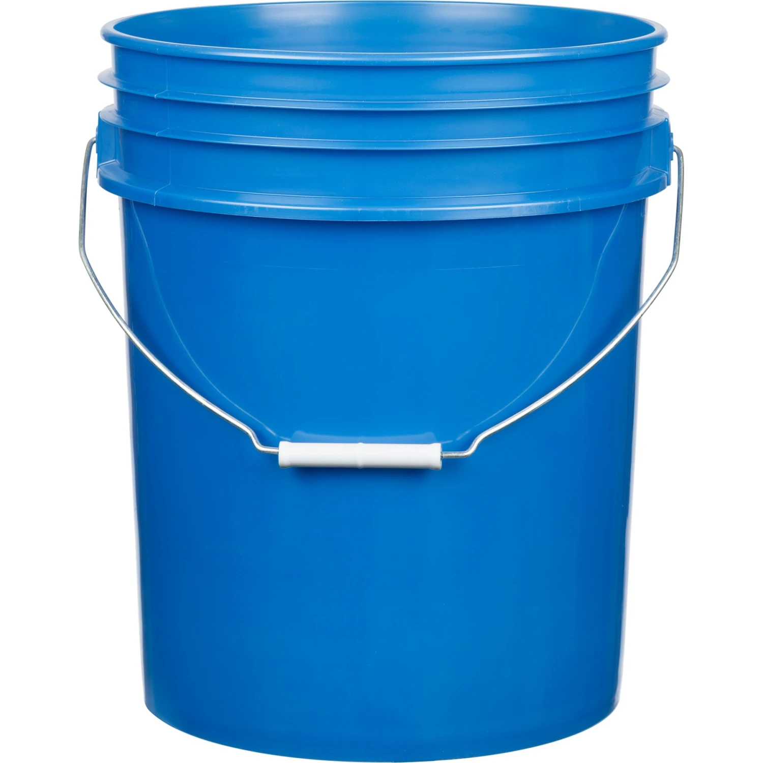 5 Gallon Chevron Blue Plastic Pail (90 Mil), W/Metal Handle (P7 Series) 4 5 Gallon Chevron Blue Plastic Pail (90 Mil), W/Metal Handle (P7 Series) - Image 2