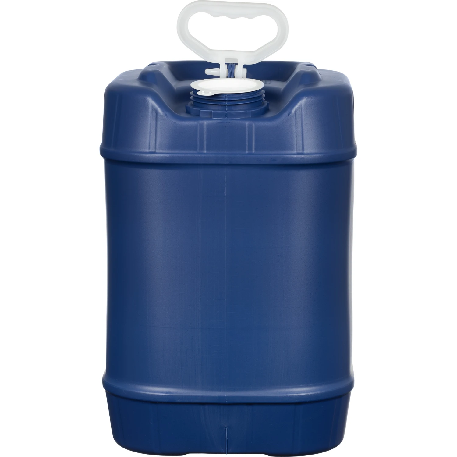 5 Gallon (18.9L) Blue Plastic Tight Head, Tamper Evident 70mm (6TPI), No Vent Stem, Movable Handle 3 5 Gallon (18.9L) Blue Plastic Tight Head, Tamper Evident 70mm (6TPI), No Vent Stem, Movable Handle