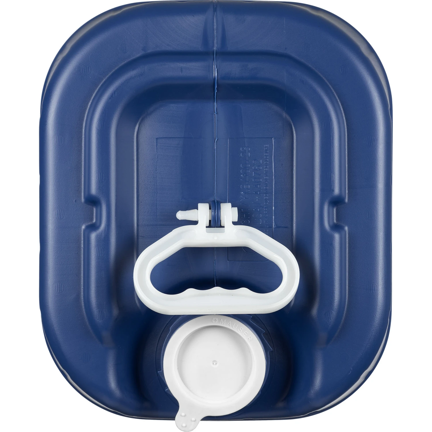 5 Gallon (18.9L) Blue Plastic Tight Head, Tamper Evident 70mm (6TPI), No Vent Stem, Movable Handle 7 5 Gallon (18.9L) Blue Plastic Tight Head, Tamper Evident 70mm (6TPI), No Vent Stem, Movable Handle - Image 5