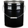 5 Gallon Black Open Head Steel Pail (26 Gauge) UN Rated, Unlined (S3 Series), Dish Cover Available -Pagagoo Shop 5 gallon black open head steel pail 26 gauge un rated unlined dish cover available 26wd40 1