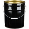 5 Gallon Black Open Head Steel Pail (28/26 Gauge) UN Rated, Gold Phenolic Lining (S3 Series) -Pagagoo Shop 5 gallon black open head steel pail 28 26 gauge un rated gold phenolic lining 26w50n 1