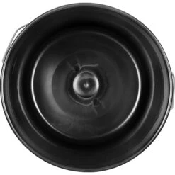 Unit Pack (120 Ea.) - 5 Gallon Black Plastic Pail (90 Mil), W/Metal Handle (P4 Series) -Pagagoo Shop 5 gallon black plastic pail 90 mil with metal handle 57wp5b 3 1