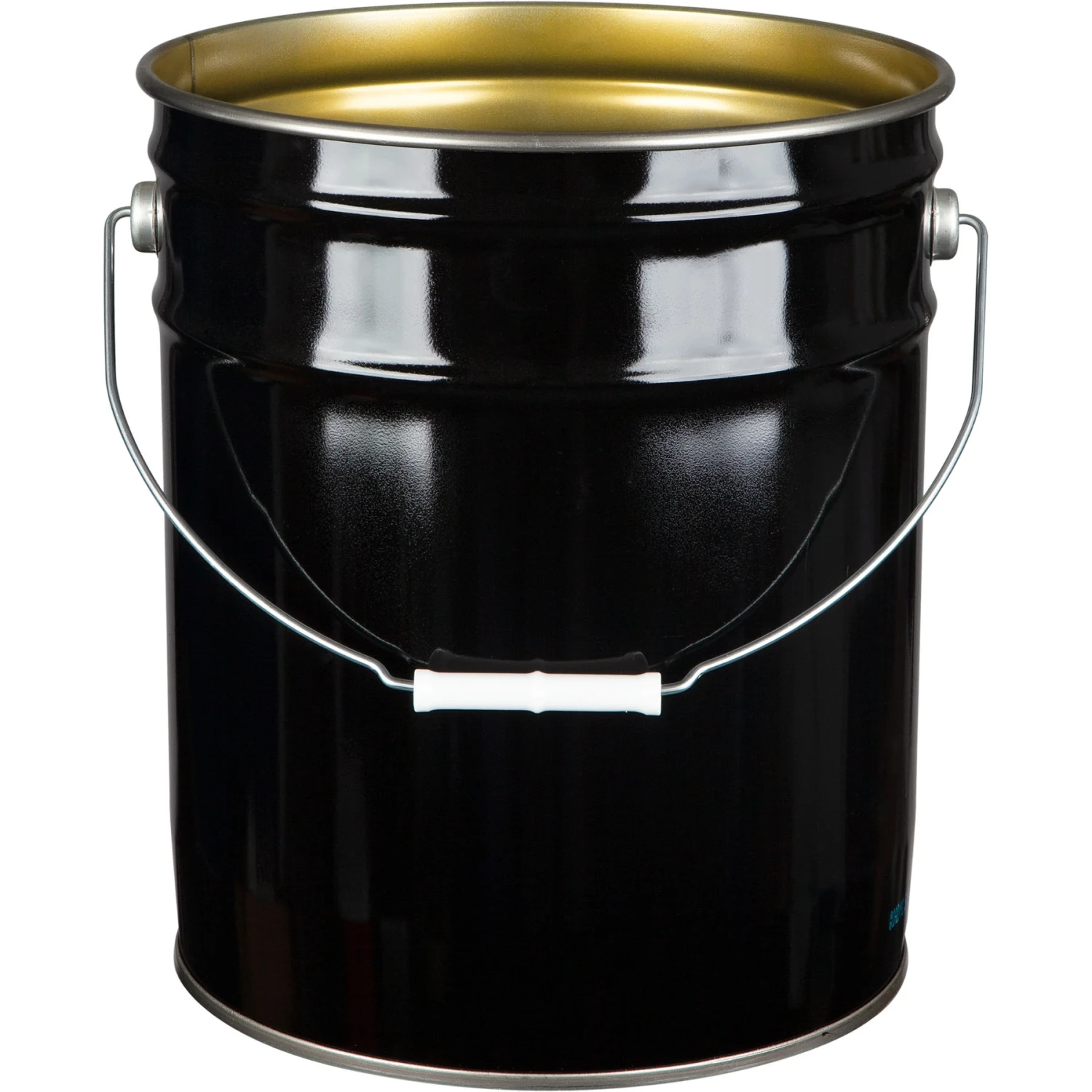 5 Gallon Black Steel Pail (26 Gauge), UN Rated, Gold Phenolic Lining (S3 Series) 3 5 Gallon Black Steel Pail (26 Gauge), UN Rated, Gold Phenolic Lining (S3 Series)