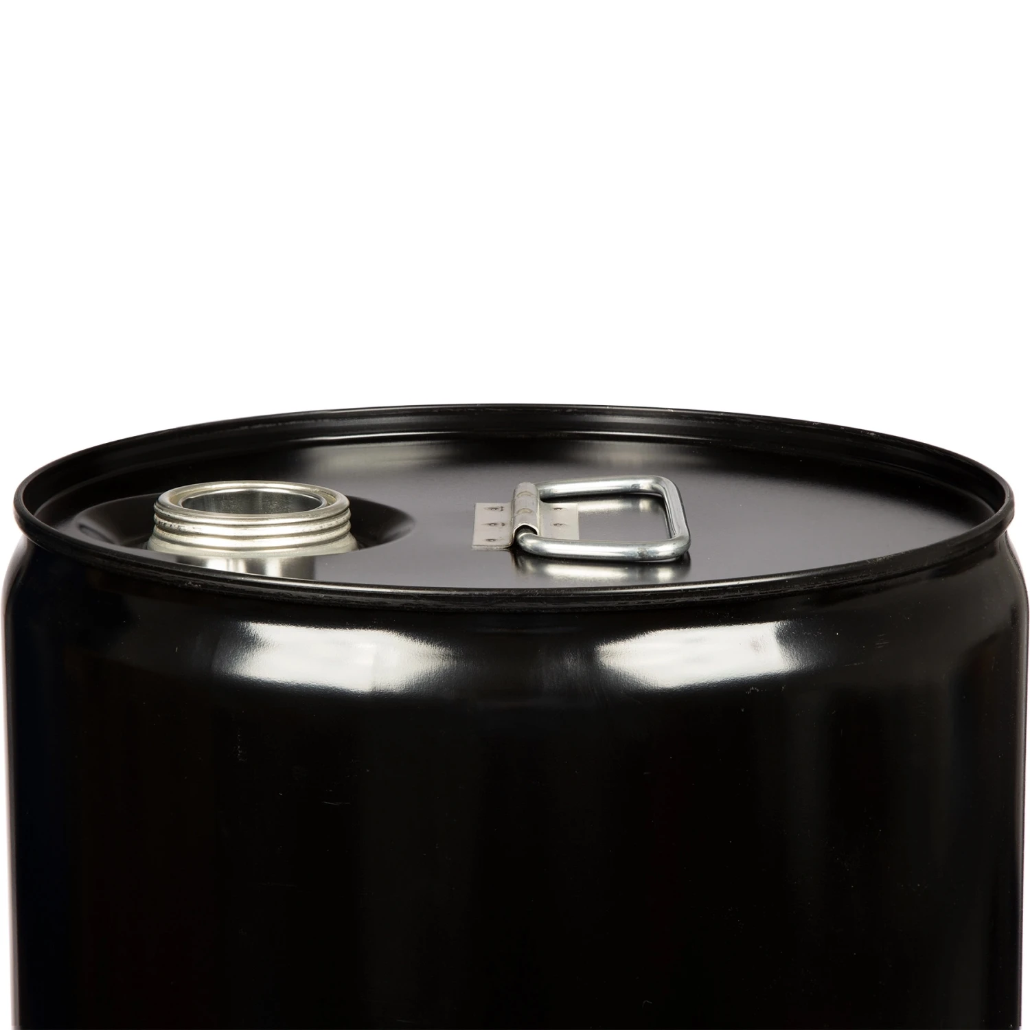 5 Gallon Black Tight Head Steel Pail (26 Gauge), 2-1/8" Spout (UN1A1/Y1.8/170) - Image 3