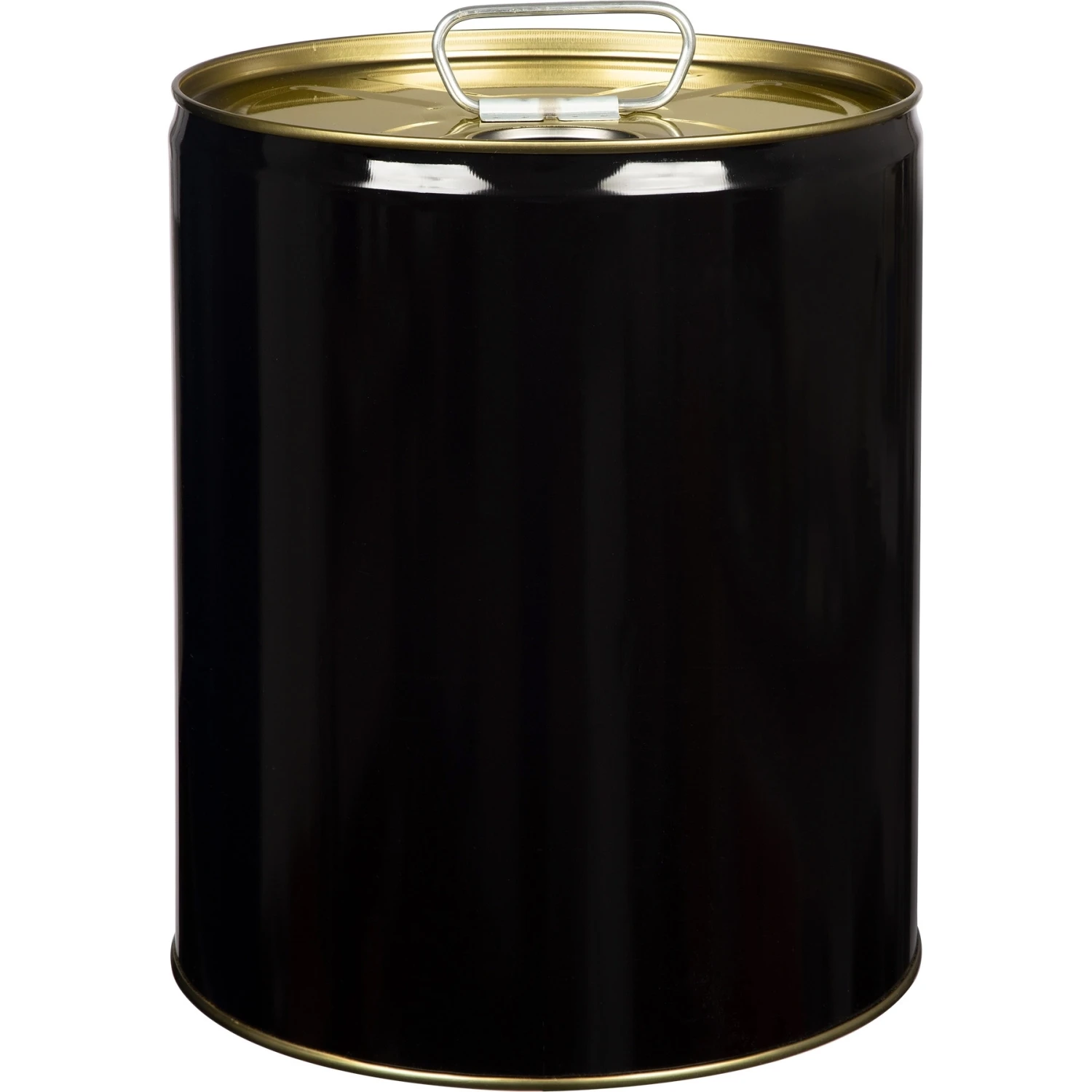 5 Gallon Black Tight Head Steel Pail, Spout Opening (UN1A1/Y2.5/250) 3 5 Gallon Black Tight Head Steel Pail, Spout Opening (UN1A1/Y2.5/250)