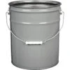 5 Gallon Gray Open Head Steel Pail (29 Gauge), Unlined (S2 Series) -Pagagoo Shop 5 gallon gray open head steel pail 29 gauge unlined 08w29a 1