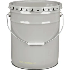 5 Gallon Gray Steel Pail & Cover (24/26/26 Gauge) UN Rated, Epoxy Phenolic Lining (S3 Series) 9 5 Gallon Gray Steel Pail & Cover (24/26/26 Gauge) UN Rated, Epoxy Phenolic Lining (S3 Series) -Pagagoo Shop 5 gallon gray steel pail and cover un rated epoxy phenolic lining 26w70a 2