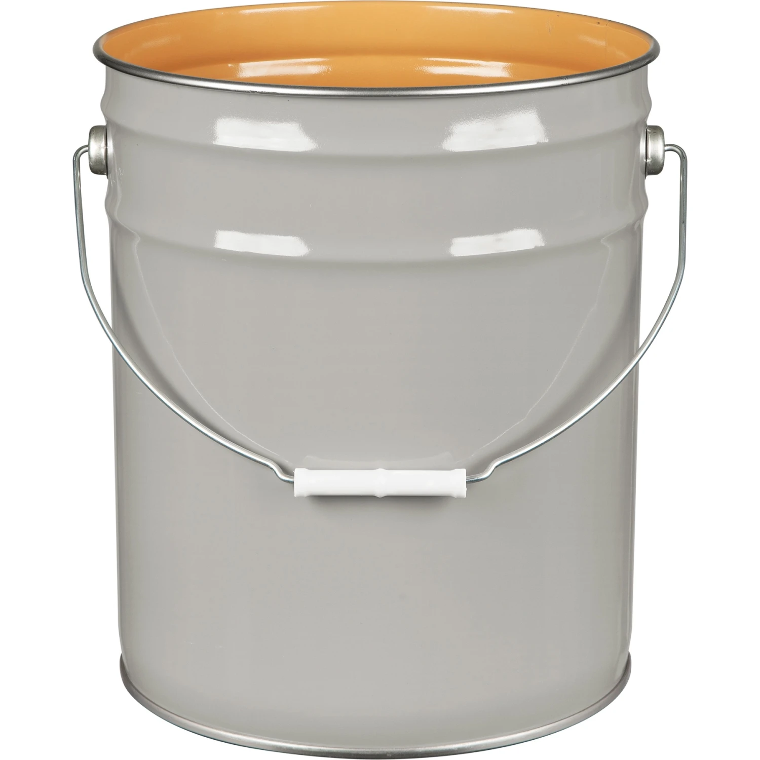 5 Gallon Gray Steel Pail & Cover (24/26/26 Gauge) UN Rated, Epoxy Phenolic Lining (S3 Series) 6 5 Gallon Gray Steel Pail & Cover (24/26/26 Gauge) UN Rated, Epoxy Phenolic Lining (S3 Series) - Image 4