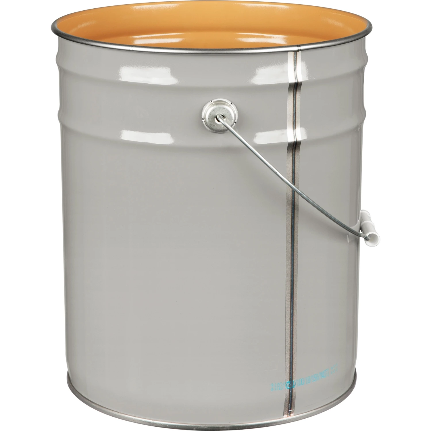 5 Gallon Gray Steel Pail & Cover (24/26/26 Gauge) UN Rated, Epoxy Phenolic Lining (S3 Series) 7 5 Gallon Gray Steel Pail & Cover (24/26/26 Gauge) UN Rated, Epoxy Phenolic Lining (S3 Series) - Image 5