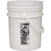 5 Gallon Natural Plastic Pail (90 Mil), W/ Plastic Handle (P5 Series) -Pagagoo Shop 5 gallon natural plastic pail 90 mil with plastic handle 56wp5h 1