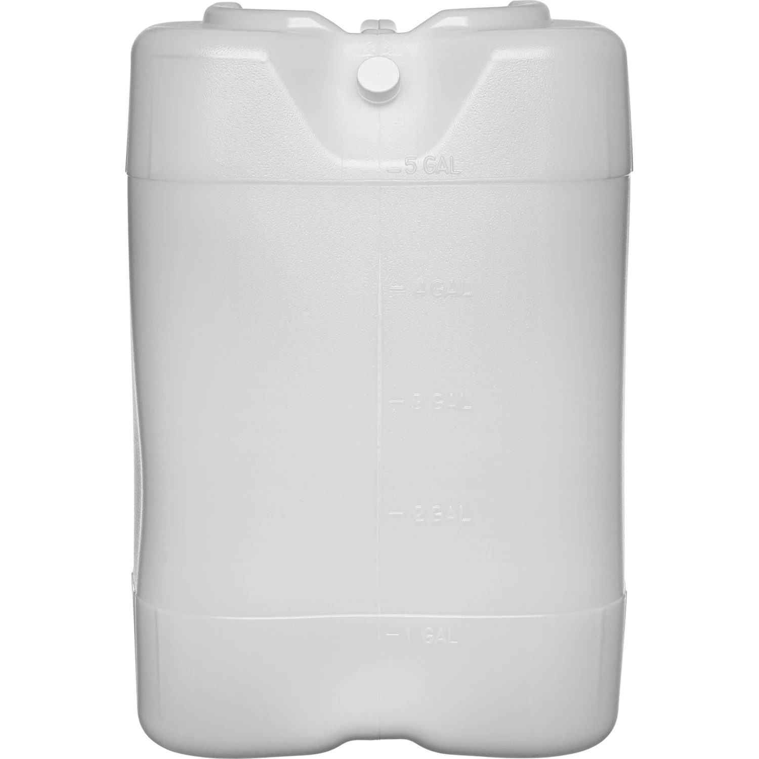 5 Gallon Natural Plastic Tight Head Container, 70mm (6TPI), Vent, UN Rated 4 5 Gallon Natural Plastic Tight Head Container, 70mm (6TPI), Vent, UN Rated - Image 2