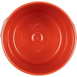 5 Gallon Red Plastic Pail (90 Mil), W/ Metal Handle (P4 Series) -Pagagoo Shop 5 gallon red plastic pail 90 mil with metal handle 57wp5r 3