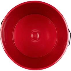 5 Gallon Red Plastic Pail (90 Mil) W/Metal Handle (P9 Series) -Pagagoo Shop 5 gallon red plastic pail 90mil with metal handle 57wl5r 3