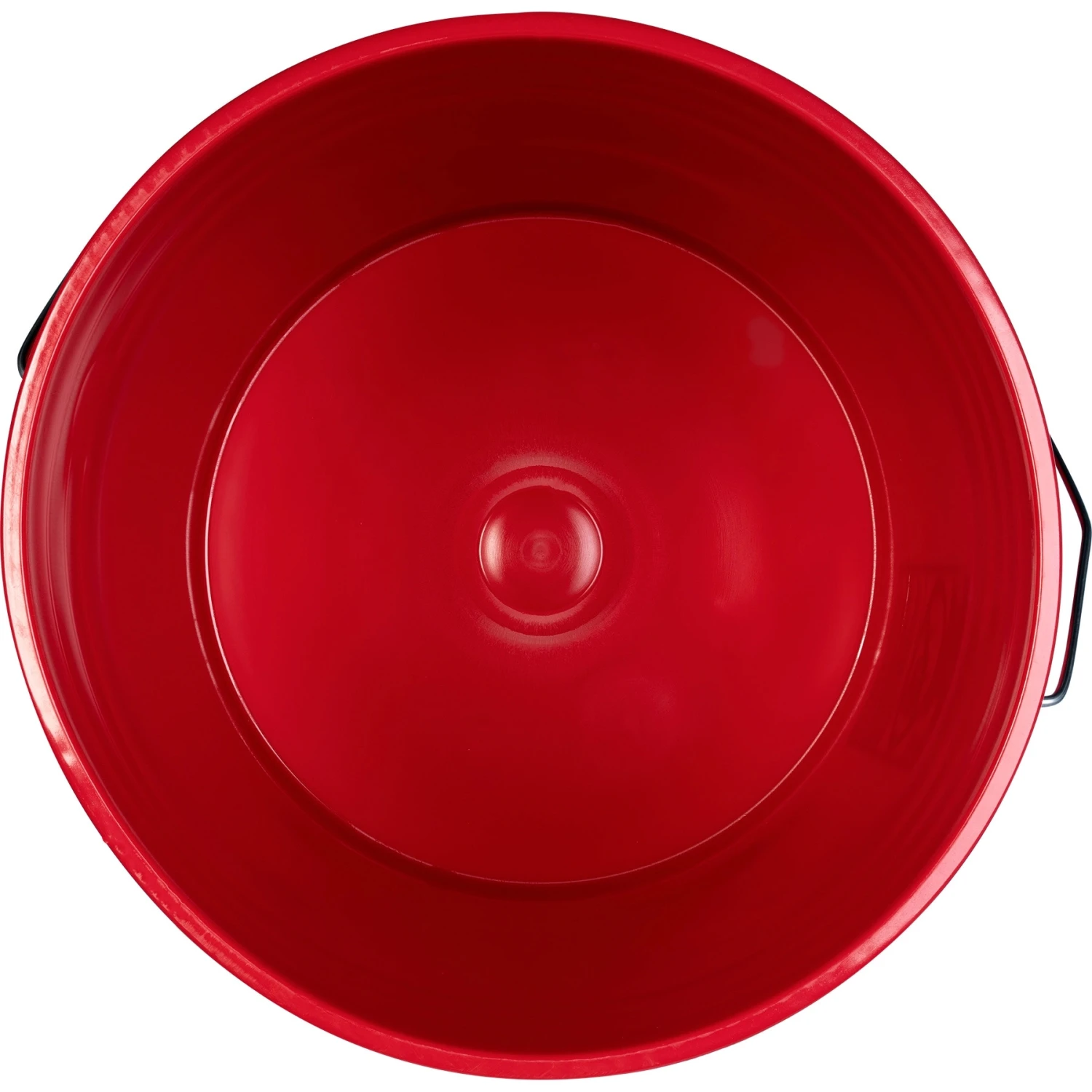 5 Gallon Red Plastic Pail (90 Mil) W/Metal Handle (P9 Series) - Image 3