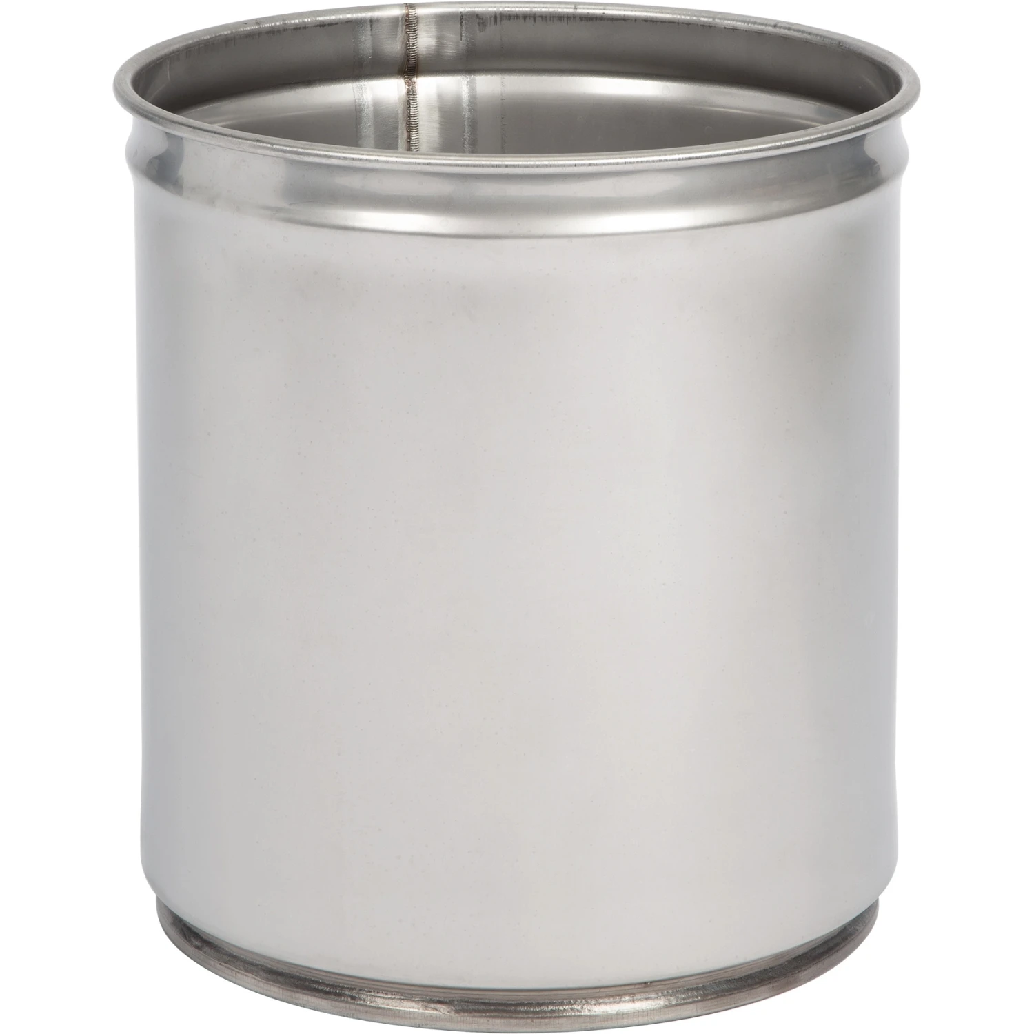 5 Gallon Stainless Steel Drum, Food Grade, Cover W/Lever Lock - Image 2