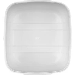 6.5 Gallon White Square Plastic Pail W/Plastic Handle 9 6.5 Gallon White Square Plastic Pail W/Plastic Handle -Pagagoo Shop 6.5 gallon white square plastic pail with plastic handle 56wr7w 4