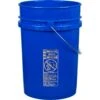 6 Gallon Blue Plastic Pail With Metal Handle, UN Rated (P6 Series) -Pagagoo Shop 6 gallon blue plastic pail with metal handle un rated cwl 57wm6b 1