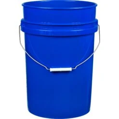 6 Gallon Blue Plastic Pail With Metal Handle, UN Rated (P6 Series) -Pagagoo Shop 6 gallon blue plastic pail with metal handle un rated cwl 57wm6b 2