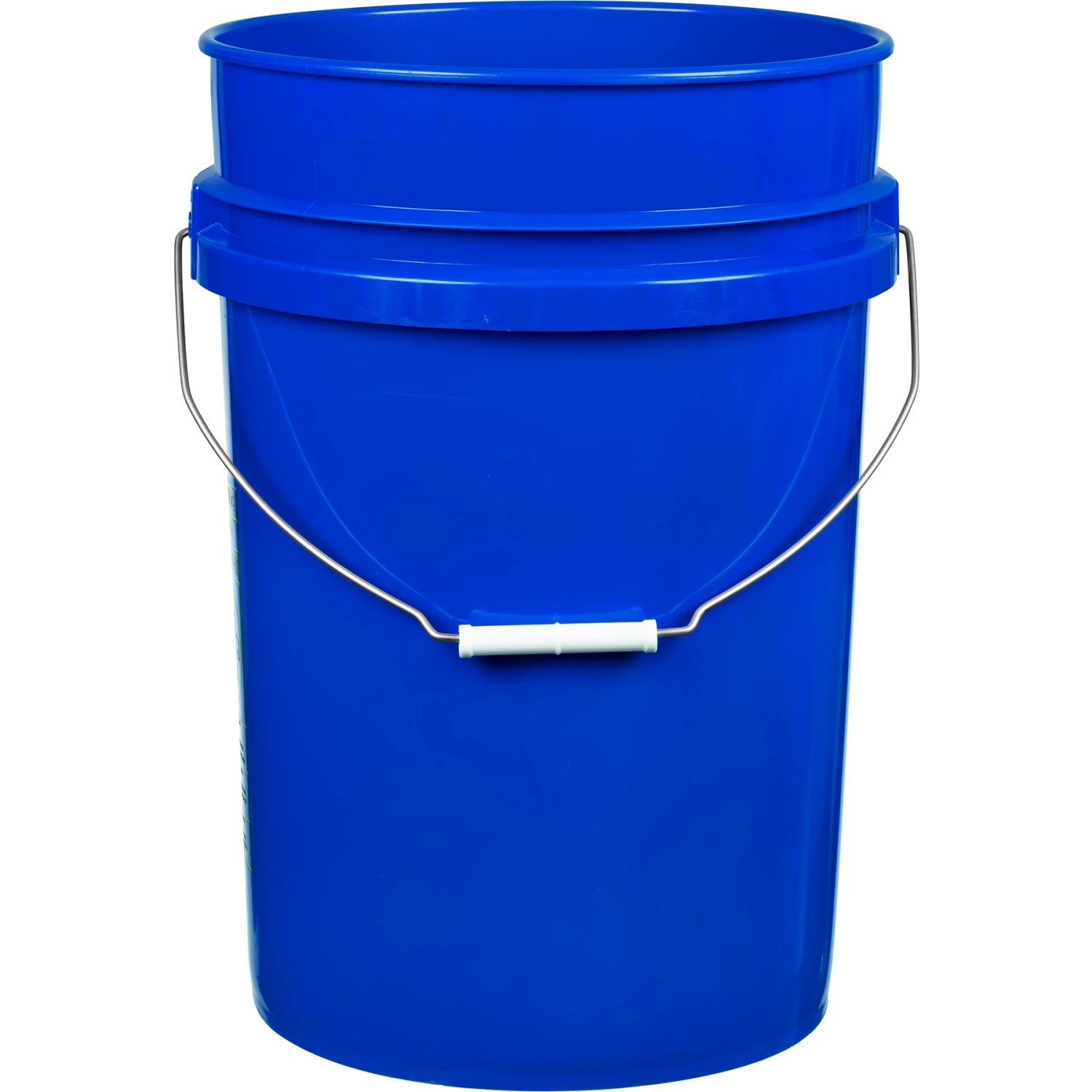 6 Gallon Blue Plastic Pail With Metal Handle, UN Rated (P6 Series) - Image 2