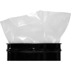 55 Gallon (38" X 56") 8 Mil LDPE Tie Top Round Bottom Drum Liner