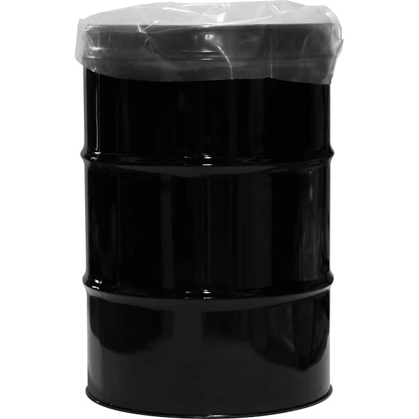 55 Gallon (38" X 56") 8 Mil LDPE Tie Top Round Bottom Drum Liner 4 55 Gallon (38" X 56") 8 Mil LDPE Tie Top Round Bottom Drum Liner - Image 2