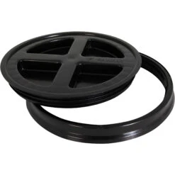 Black Gamma Seal Lid For 3.5, 5, 6 & 7 Gallon Plastic Pails -Pagagoo Shop black gamma seal lid for 3.5 5 6 and 7 gallon plastic pails 56wgs4 5