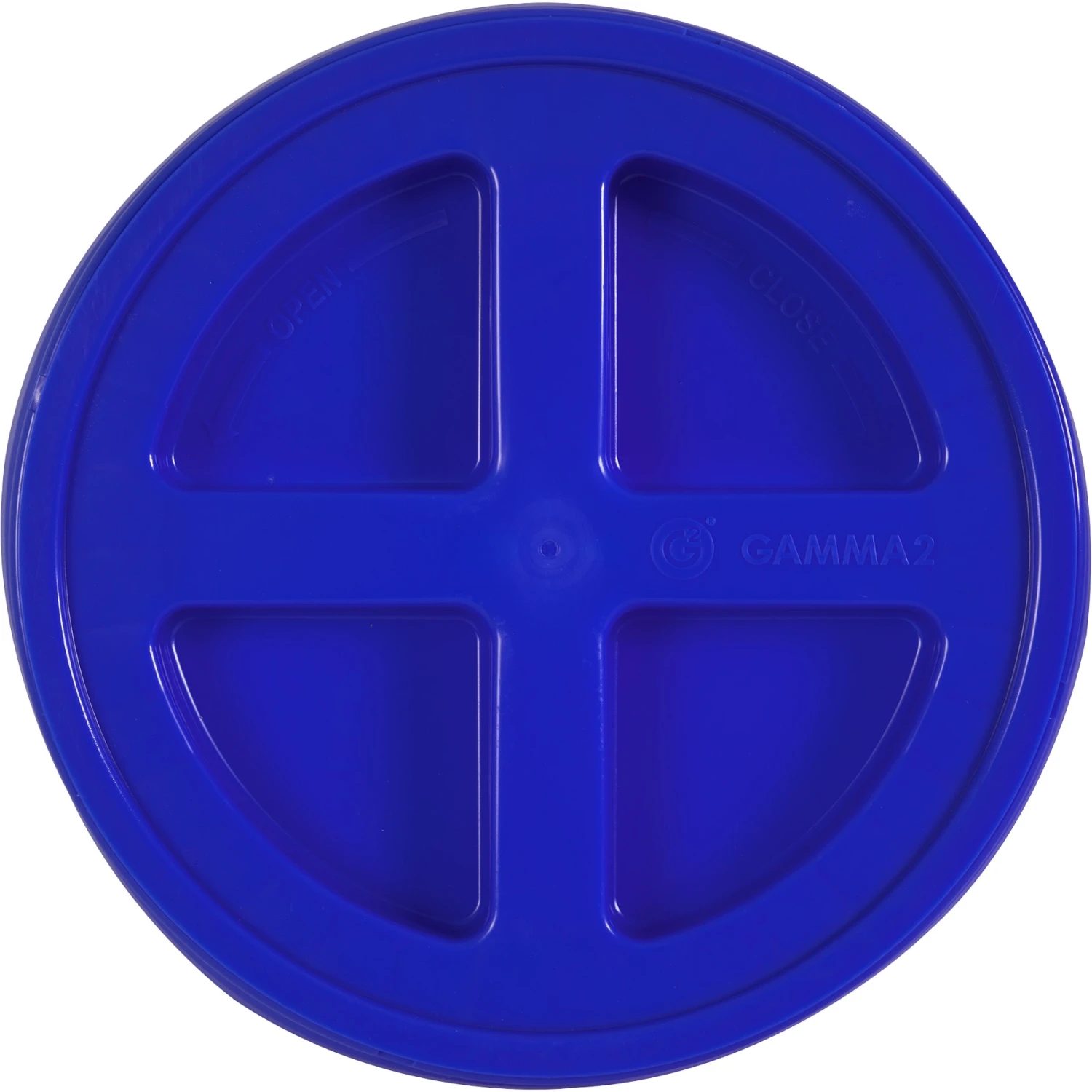 Blue Gamma Seal Lid For 3.5, 5, 6 & 7 Gallon Plastic Pails 4 Blue Gamma Seal Lid For 3.5, 5, 6 & 7 Gallon Plastic Pails - Image 2