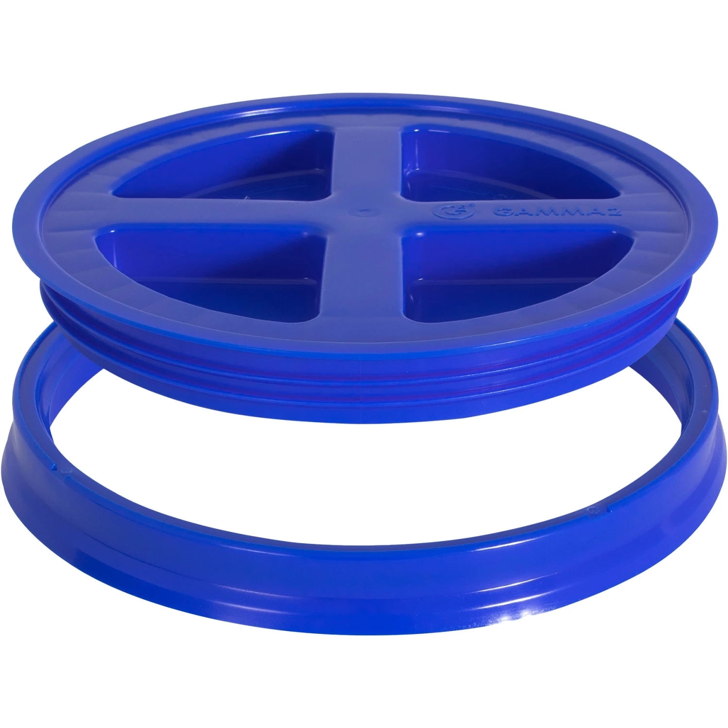 Blue Gamma Seal Lid For 3.5, 5, 6 & 7 Gallon Plastic Pails 6 Blue Gamma Seal Lid For 3.5, 5, 6 & 7 Gallon Plastic Pails - Image 4