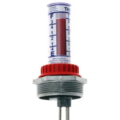 Therma™ Stainless Steel Liquid Level Gauge For 180 Gallon IBC Tank, 2" NPT, For Petroleum-Based Liquids -Pagagoo Shop h s2 therma liquid level tank gauge top 5