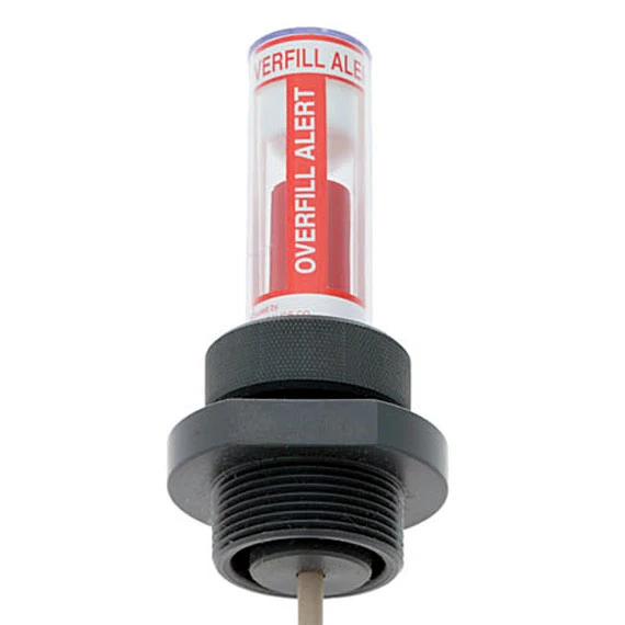 Plastic Overfill Alert Gauge, 3/4" NPS, 7" Tank Depth, For Chemicals (PO-0.75-7) 4 Plastic Overfill Alert Gauge, 3/4" NPS, 7" Tank Depth, For Chemicals (PO-0.75-7) - Image 2