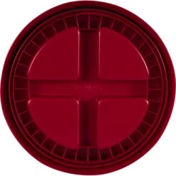 Red Gamma Seal Lid For 3.5, 5, 6 & 7 Gallon Plastic Pails -Pagagoo Shop red gamma seal lid for 3.5 5 6 and 7 gallon plastic pails 56wgs7 3