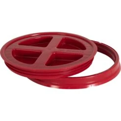 Red Gamma Seal Lid For 3.5, 5, 6 & 7 Gallon Plastic Pails -Pagagoo Shop red gamma seal lid for 3.5 5 6 and 7 gallon plastic pails 56wgs7 5