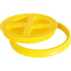 Yellow Gamma Seal Lid For 3.5, 5, 6 & 7 Gallon Plastic Pails -Pagagoo Shop yellow gamma seal lid for 3.5 5 6 and 7 gallon plastic pails 56wgs8 5